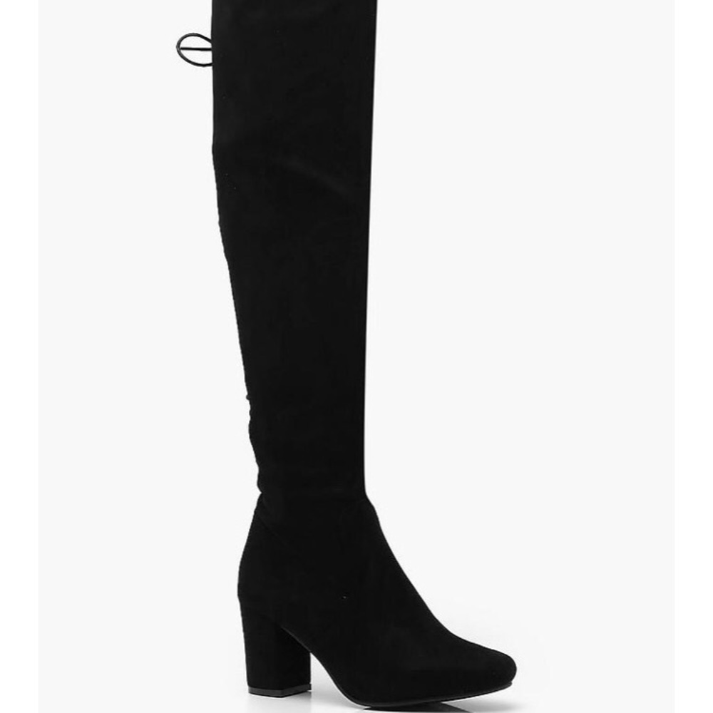 Lace up over the knees boots